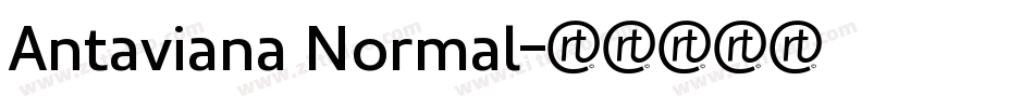 Antaviana Normal字体转换